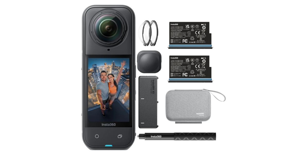Insta360 X5 Essentials Bundle – Camera 8K 360° | Dronshop.ro