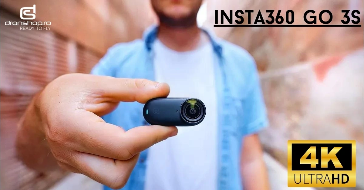 Insta360 GO 3S: Filmari POV in 4K