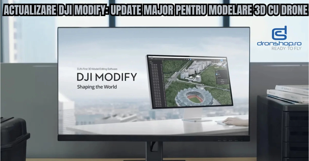 Actualizare DJI Modify: Update major pentru modelare 3D cu drone