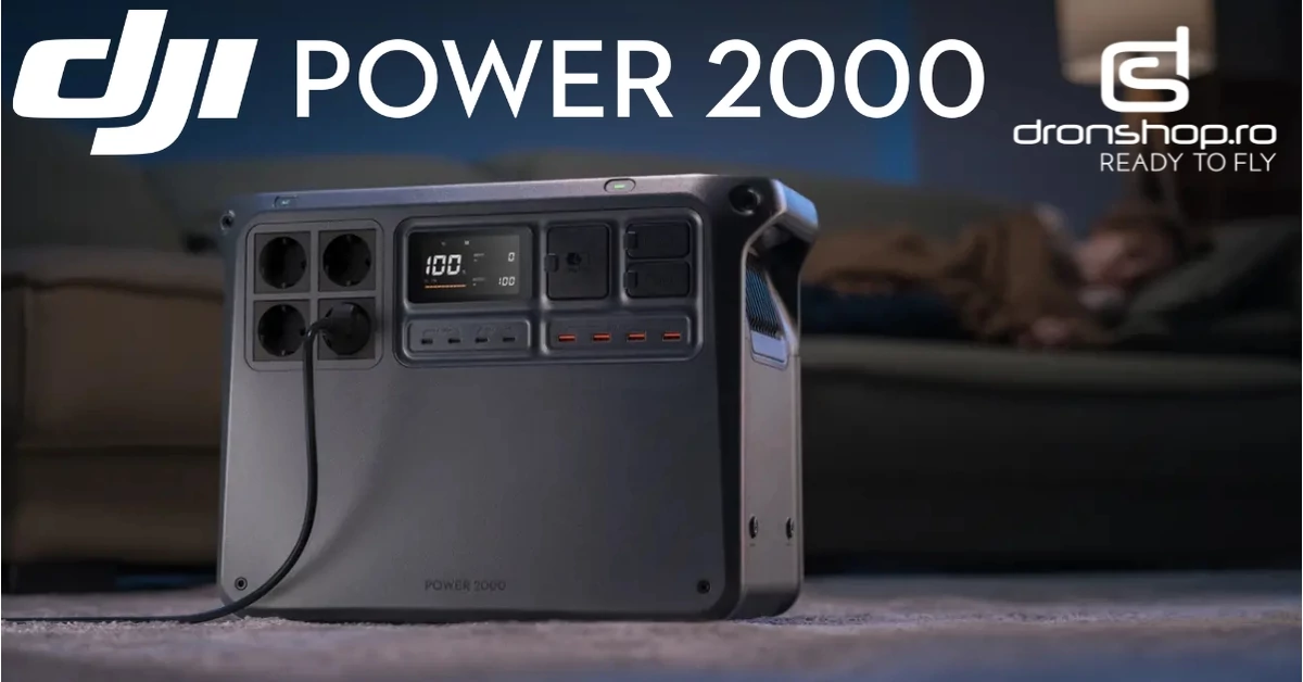 DJI a lansat Power 2000, o baterie externa puternica si portabila