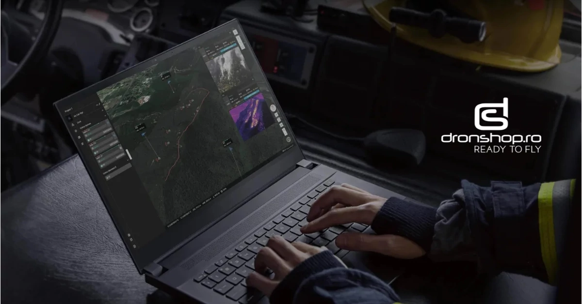 DJI FlightHub 2 functioneaza offline, datele raman locale