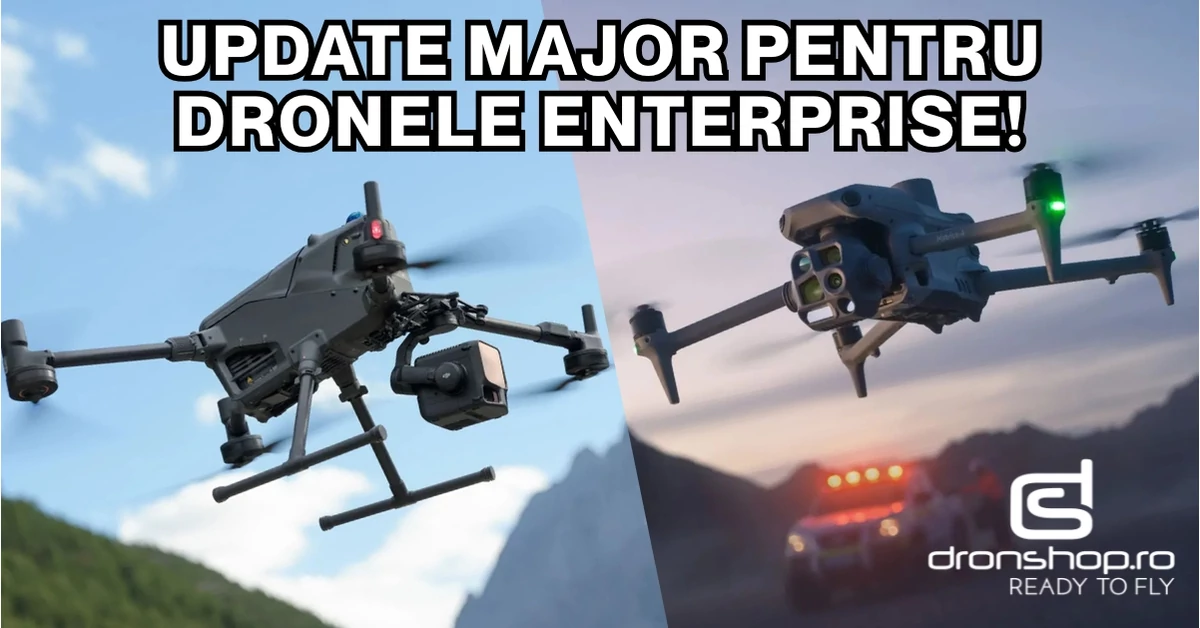 DJI lanseaza un update firmware major pentru dronele profesionale