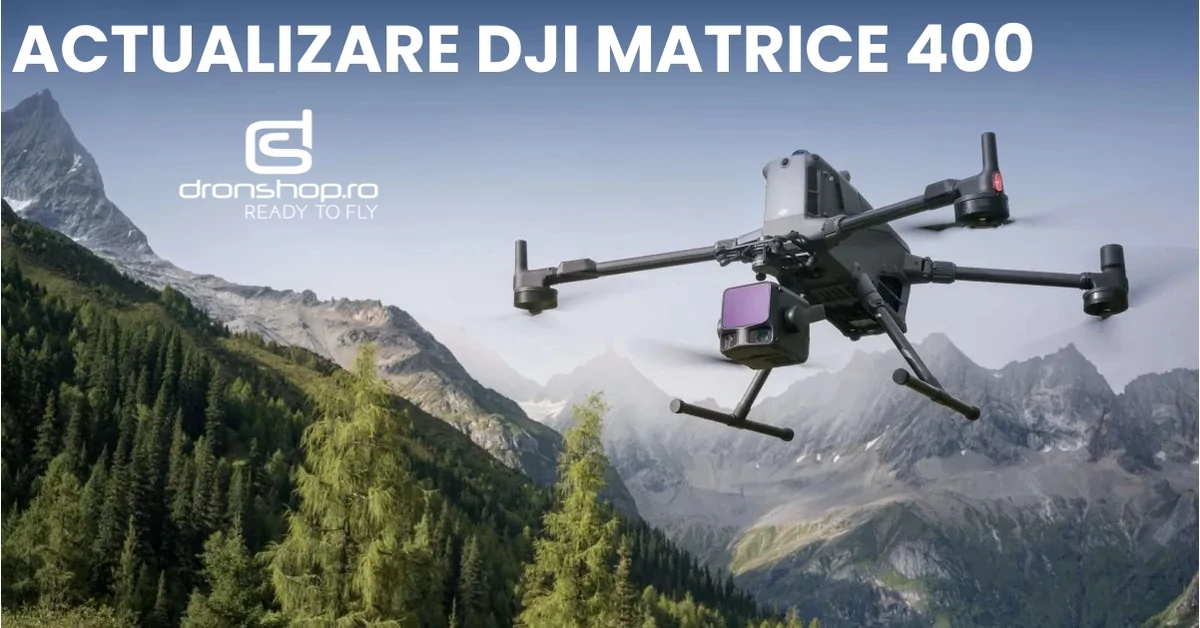 DJI Matrice 400 Update: LiDAR mai precis si baterii mai sigure