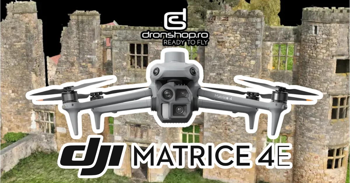 DJI Matrice 4E revolutioneaza modelarea 3D
