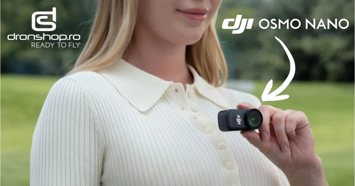 DJI Osmo Nano: Cea mai mica camera de actiune de la DJI