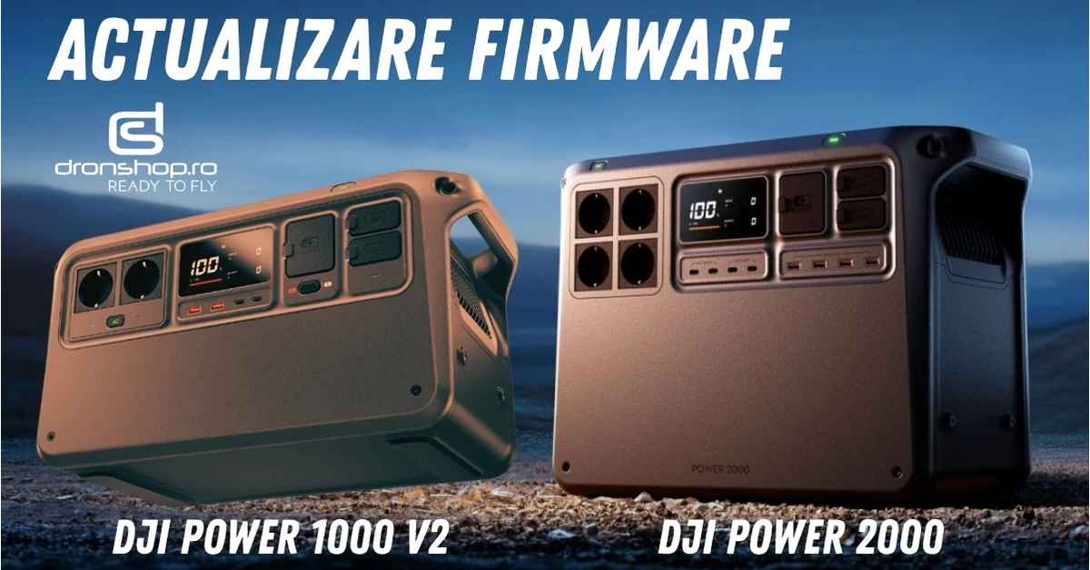 DJI Power 2000 si 1000 V2: Firmware update important pentru tine