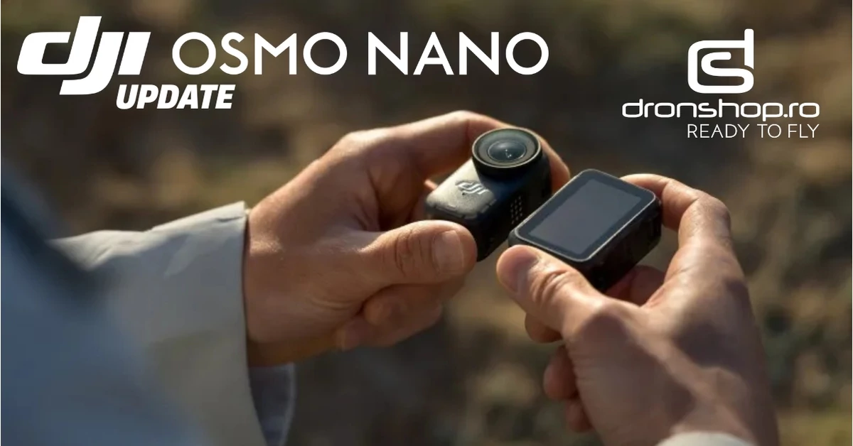 Nou update DJI Osmo Nano: racire mai buna si redare slow-motion