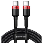 Baseus Cafule USB-C-USB-C Cable - QC 3.0 - PD 2.0 - 100 W - 5A - 2 m (Red-Black)