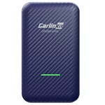Carlinkit CP2A Wireless Adapter for Apple Carplay - Android Auto - Blue