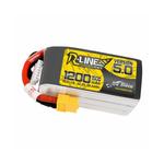 Tattu R-Line V 5.0 6S1P 22.2V 1200mAh 150C Lipo Pachet de baterie cu XT60 Plug