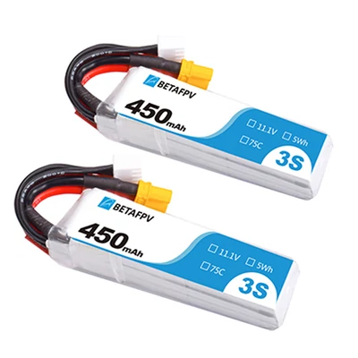 450mAh 3S 75C Lipo Battery 2buc