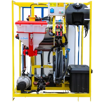 Sistem de amestecare si distribuire a substantelor chimice DroneFiller cu 1 rezervor IBC de 600 litri