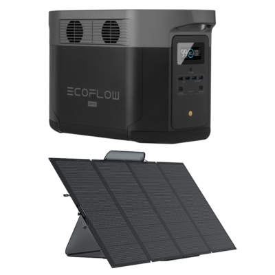 EcoFlow Delta Max 2000 + 400w Solar Panel Combo