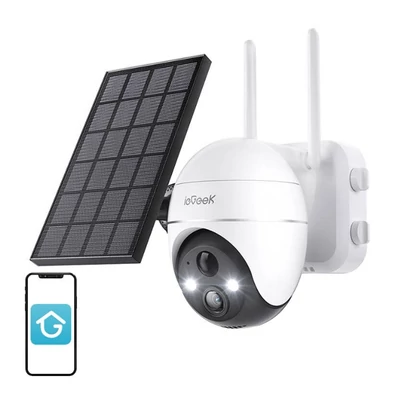 IeGeek ZS-GX4S 5MP Wi-Fi Outdoor Camera With Solar Panel