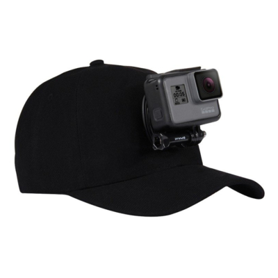 Cap With Universal Camera Mount For Sports Cameras