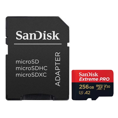 Sandisk Extreme Pro MicroSDXC 256GB 200/140 MB/s UHS-I U3