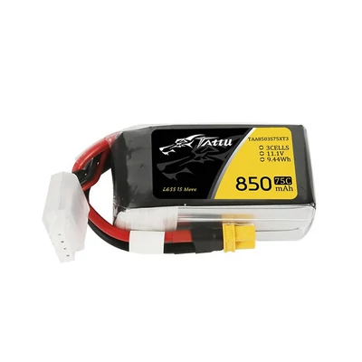 Tattu 850mAh 11.1V 75C 3S1P XT30 Baterie