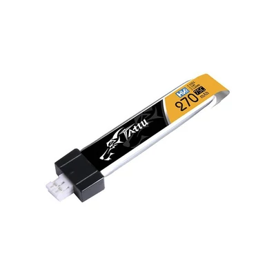 Tattu LiPo 270mAh 3.8V 75C 1S1P JST-PHR 2.0 Battery - 5 pcs