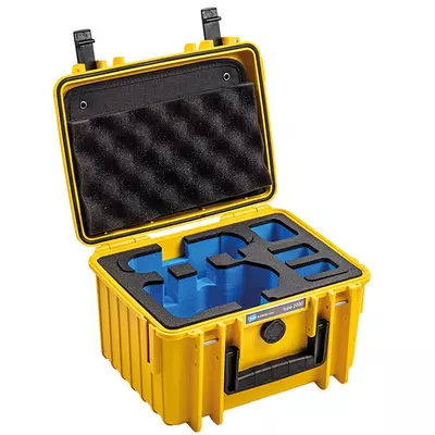 B&amp;W Type 2000 Drone Case For DJI Mini 3 Pro - Yellow