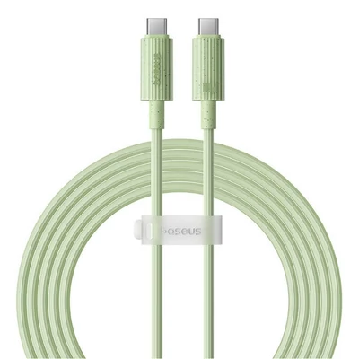 Baseus Habitat Series USB-C-USB-C Cable - 100W PD - 2 m - Green