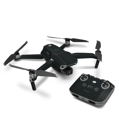 Mavic Air 2 Carbon Fiber Pattern Sticker - Black