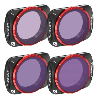Freewell Bright Day Filter 4 Pack for DJI Osmo Pocket 3