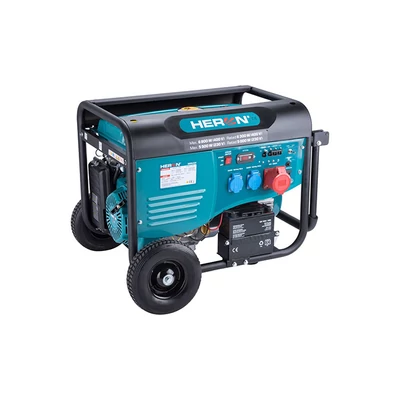 Heron Generator De Curent Trifazat Pe Benzina Cu Pornire Automata, Max 6000 VA