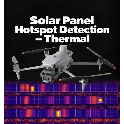 AI Algorithm - Solar Panel Hotspot Detection Thermal