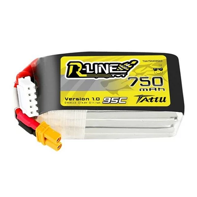 Tattu R-Line LiPo Battery 95C XT30 750mAh 4S