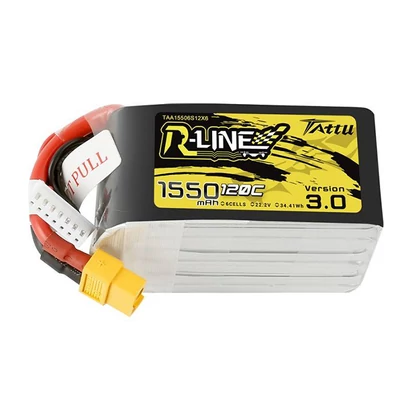 Tattu R-Line V3 1550mAh 120C 6S1P 22.2V XT60