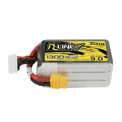 Tattu R-Line Version 3.0 1300mAh 22.2V 120C 6S1P Lipo