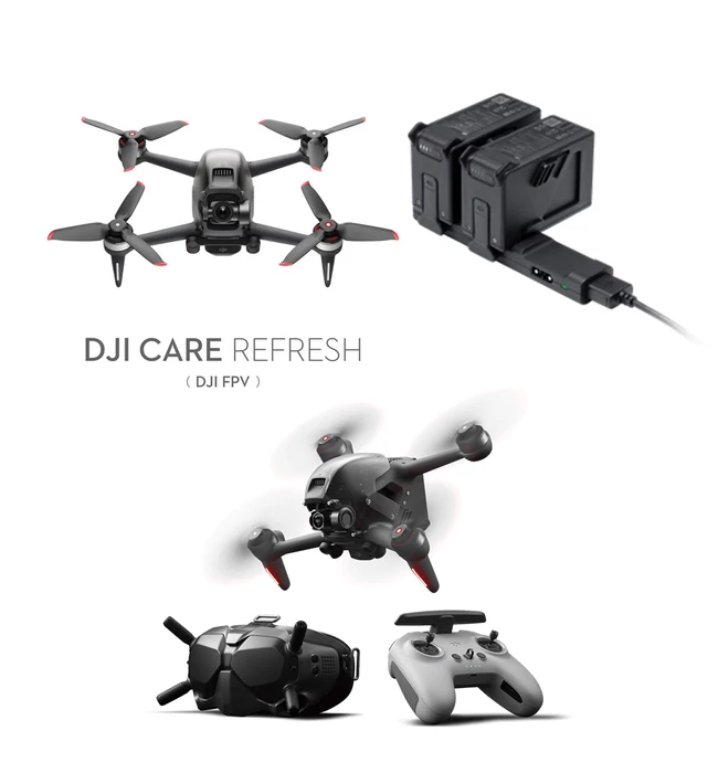 Drona DJI FPV Fly More Kit w Care Bundle
