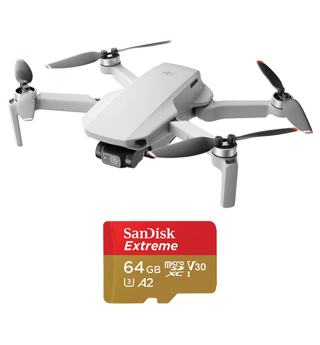 Drona DJI Mini 2 FMC Memory Bundle
