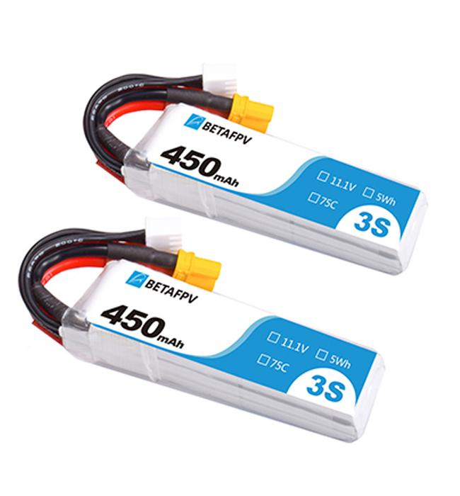 450mAh 3S 75C Lipo Battery 2buc