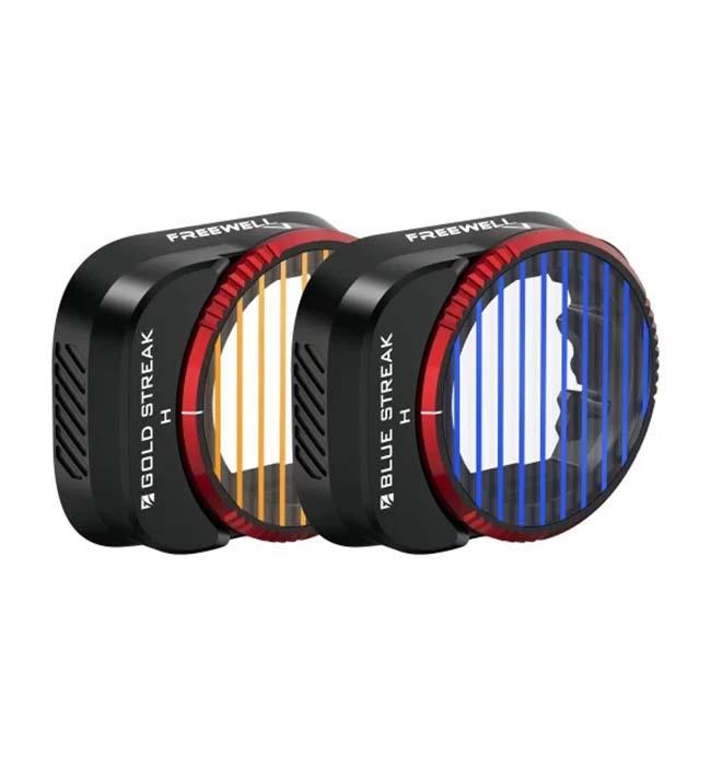 Mini 3 Blue & Gold Anamorphic Effect Filter - Freewell