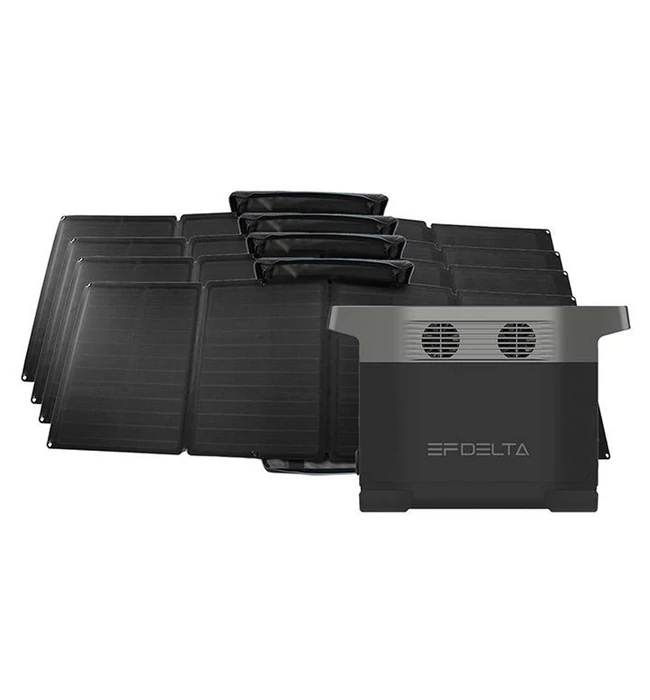 EcoFlow Delta 1300W w 4x 110 w solar panel