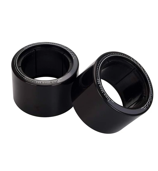 Exway X1 rear wheels (excl. motor) 85mm BLACK/WHITE core - pair