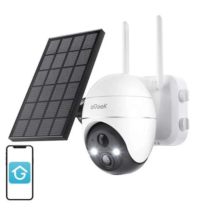 IeGeek ZS-GX4S 5MP Wi-Fi Outdoor Camera With Solar Panel