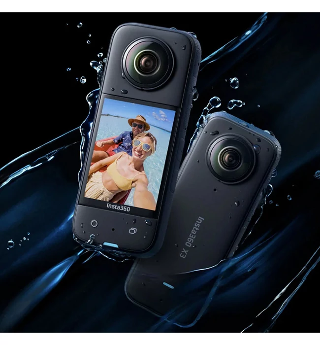 ビデオカメラ insta360 X3 Amazon | Insta360 X3 ｜ 新型1/2インチ48MPセンサー IPX8防水 5.7K360
