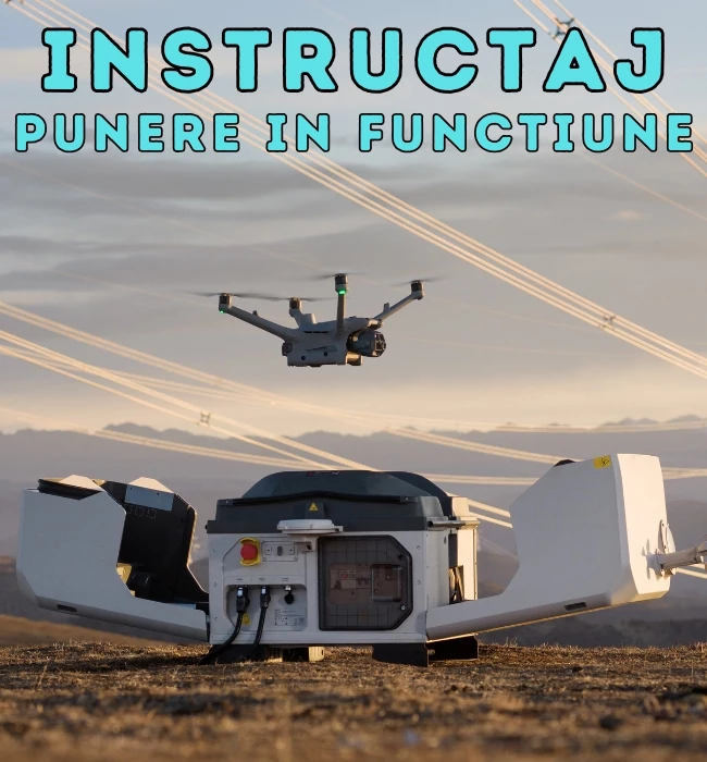 Punere in functiune si instructaj - pentru statiile de andocare autonome si drone DJI Dock