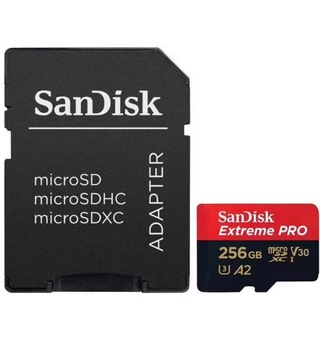 Sandisk Extreme Pro MicroSDXC 256GB 200/140 MB/s UHS-I U3