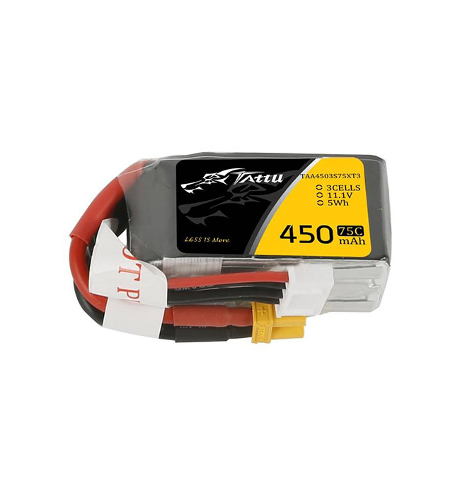 Tattu 450mAh 11.1V 75C 3S1 Battery