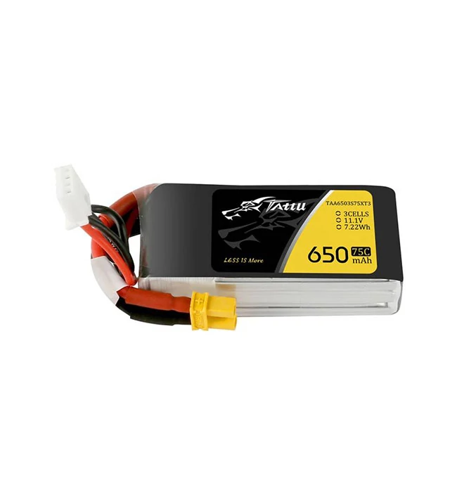 Tattu 650mAh 11.1V 75C 3S1P Baterie