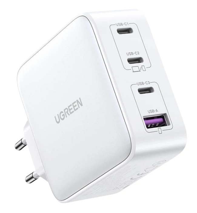 UGREEN Nexode 15337 - 100W Wall Charger with Quick Charge - White