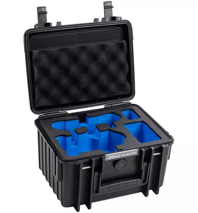 B&W Type 2000 Drone Case For DJI Mini 4 Pro - Black