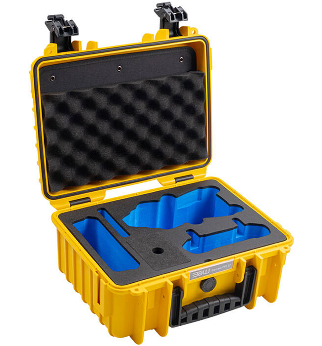 B&W Type 3000 Drone Case For DJI Air 3 - Yellow
