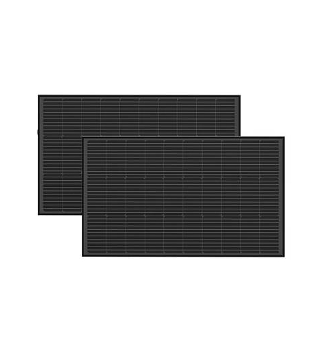 2x EcoFLow 100W Panou Fotovoltaic (Structura Rigida)