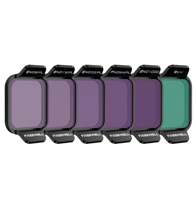 Freewell Bright Day Filter 6 Pack Set for DJI Flip