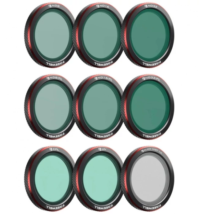 Freewell Magnetic Filters Mega Kit for DJI Neo 2 - 9 Pack