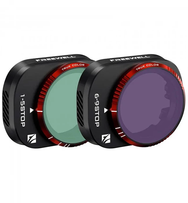 Freewell Variable VND 1-5 6-9 Filter 2 Pack for DJI Mini 4 Pro